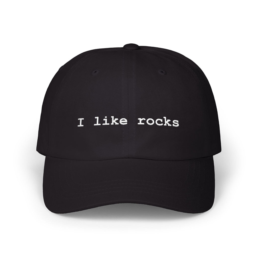 I like rocks dad hat