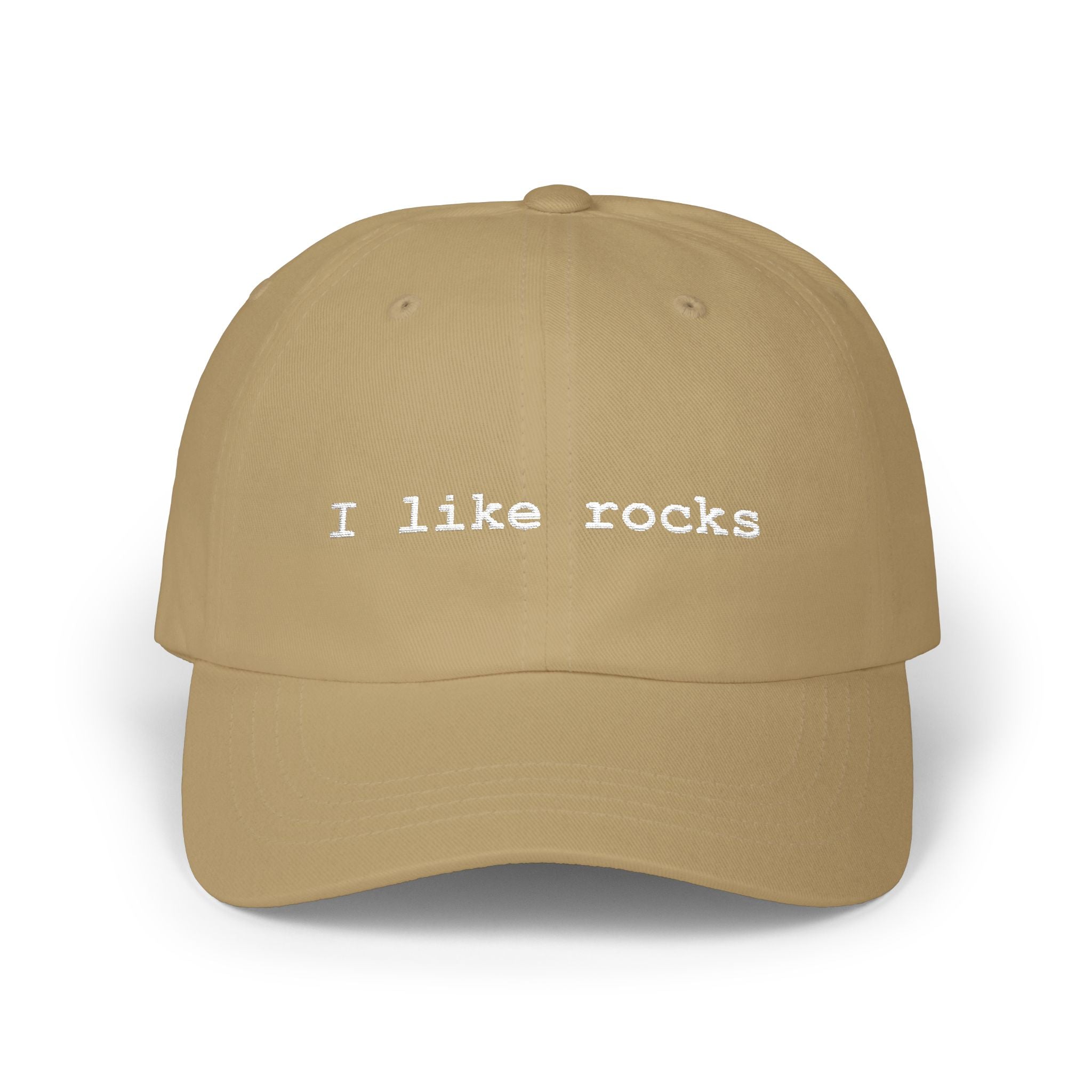 I like rocks dad hat