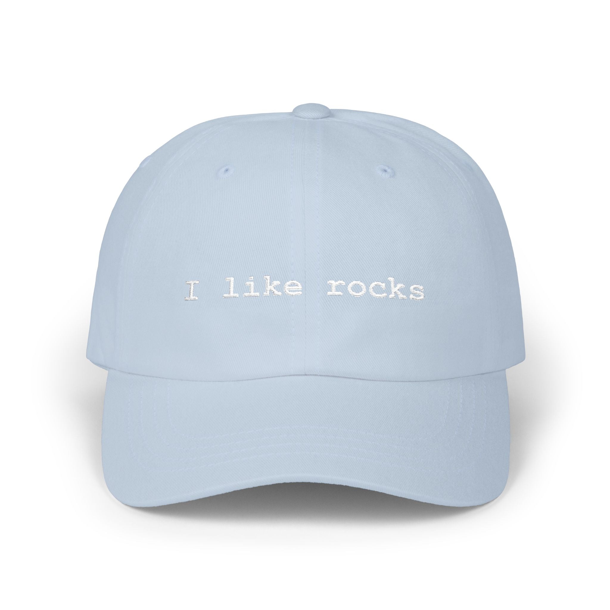 I like rocks dad hat